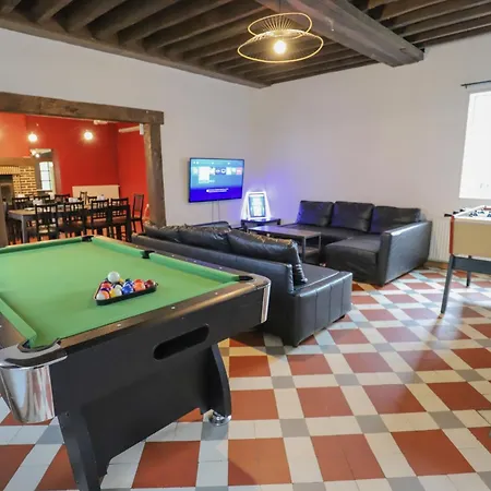 Crazy Champs Corons 61 - Interior Heated Pool - 2h From Paris - 30p Les Menus
