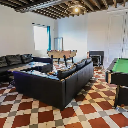 Crazy Champs Corons 61 - Interior Heated Pool - 2h From Paris - 30p וילה Les Menus