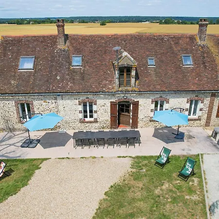 Crazy Champs Corons 61 - Interior Heated Pool - 2h From Paris - 30p