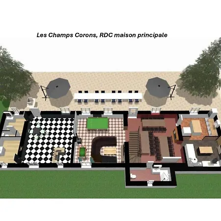 Crazy Champs Corons 61 - Interior Heated Pool - 2h From Paris - 30p Les Menus
