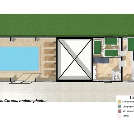 Crazy Champs Corons 61 - Interior Heated Pool - 2h From Paris - 30p