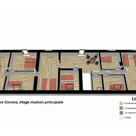 Crazy Champs Corons 61 - Interior Heated Pool - 2h From Paris - 30p Villa
