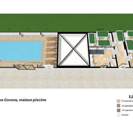 Crazy Champs Corons 61 - Interior Heated Pool - 2h From Paris - 30p וילה *