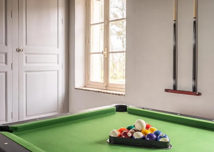 Villa Crazy Champs Corons 61 - Interior Heated Pool - 2h From Paris - 30p Les Menus