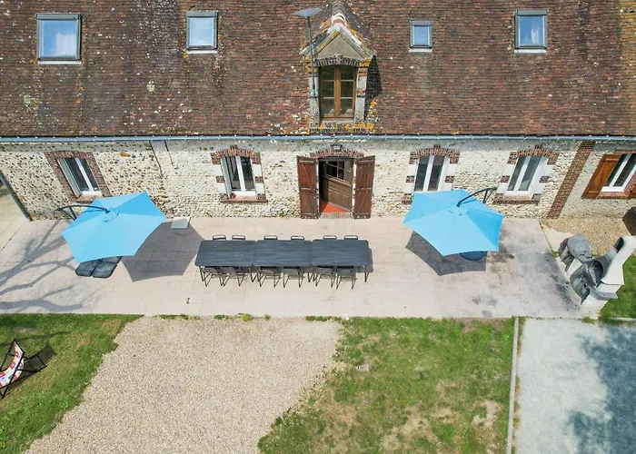 Crazy Champs Corons 61 - Interior Heated Pool - 2h From Paris - 30p Villa Les Menus